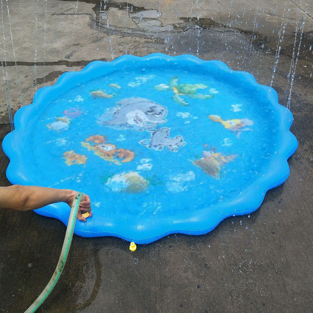 Durable Outdoor Inflatable Sprinkler Water Mat for Kids