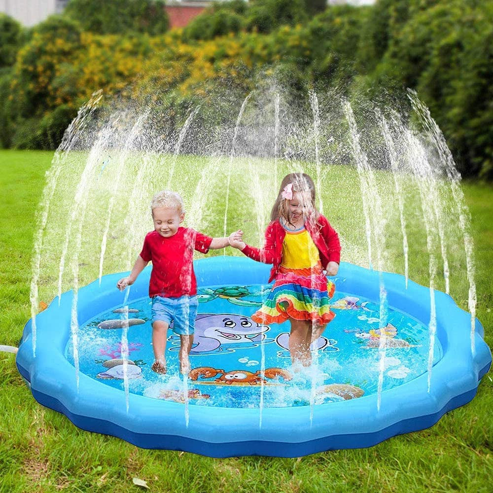 Durable Outdoor Inflatable Sprinkler Water Mat for Kids