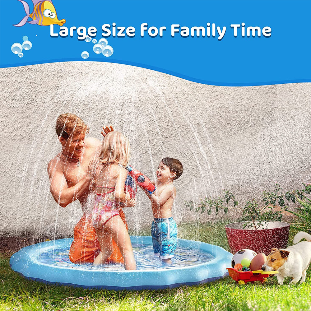 Durable Outdoor Inflatable Sprinkler Water Mat for Kids