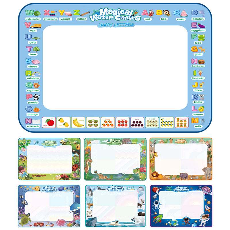 Reusable Mess Free Aqua Magic Doodle Mat Educational Toy for Kids
