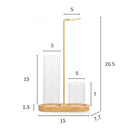 Incense Holder Sticks 2 in 1 Anti Ash Burner Glass Catcher Organizer