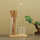 Incense Holder Sticks 2 in 1 Anti Ash Burner Glass Catcher Organizer