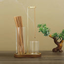Incense Holder Sticks 2 in 1 Anti Ash Burner Glass Catcher Organizer