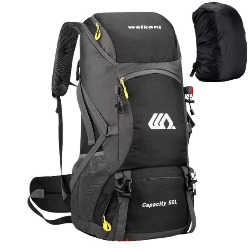 50L Travel Backpack Waterproof Hiking Camping Rucksack for Outdoor Sports