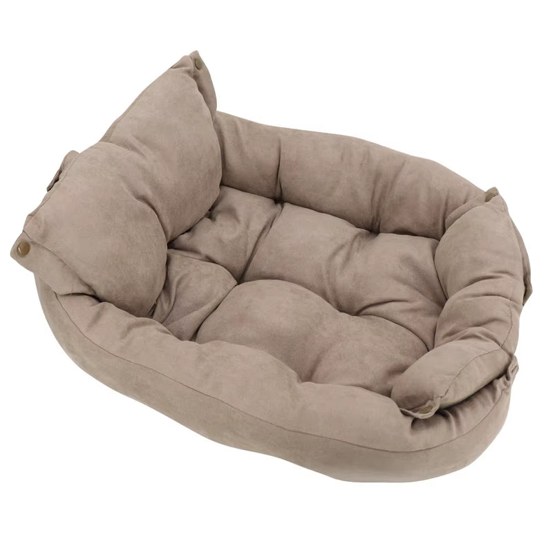 3 In 1 Dogs Cat Sleeping Bed Winter Warm Pet Kennel Cushion