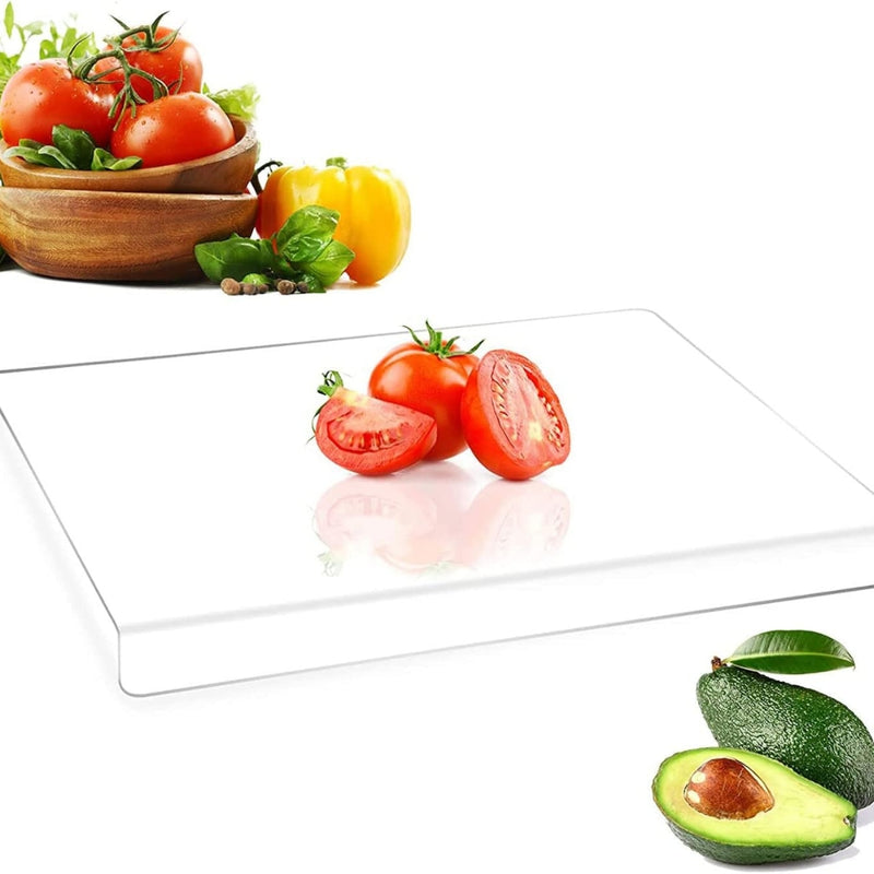 Transparent Acrylic Anti-Slip Cutting Board for Kitchen Counter Protector