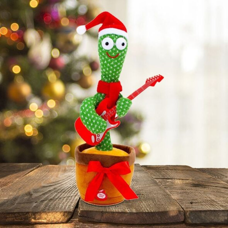 Rechargeable Dancer Cactus Glowing Dancing Electronic Plush Toy