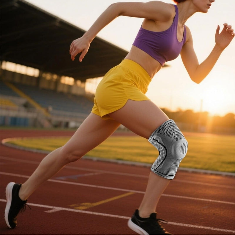 Knee Pads Strap Patella Medial Support Meniscus Silicone Compression Protection Sport Knee Braces Prot