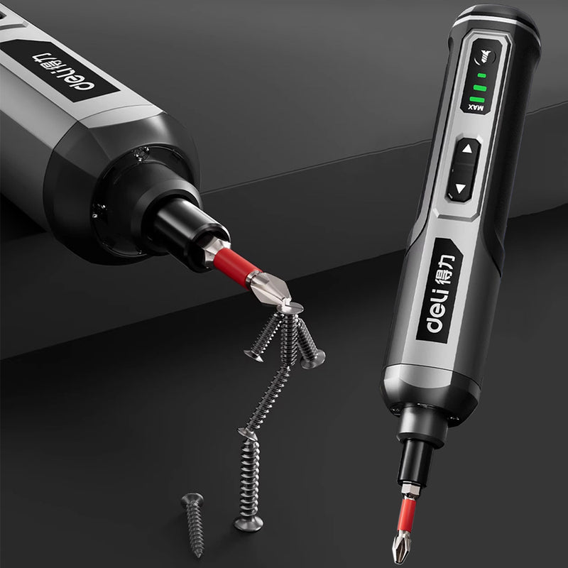 Cordless Rechargeable Electric Screwdriver Set Household Maintenance Repair