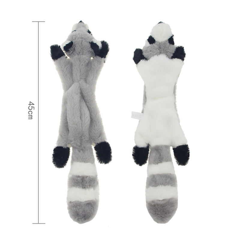 Stuffingless Plush Squeaky Dog Chew Toy Pet Squeak Toy