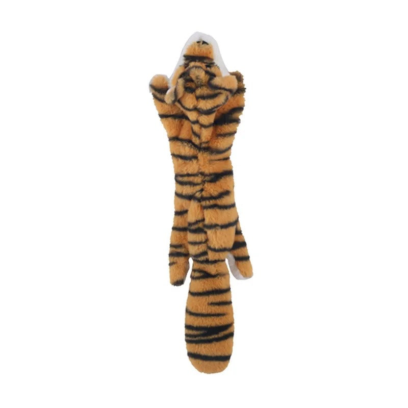 Stuffingless Plush Squeaky Dog Chew Toy Pet Squeak Toy