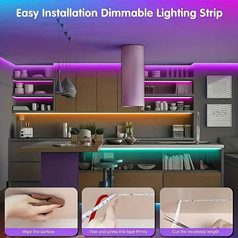 RGB Tape LED Wall Decor TV Backlight
