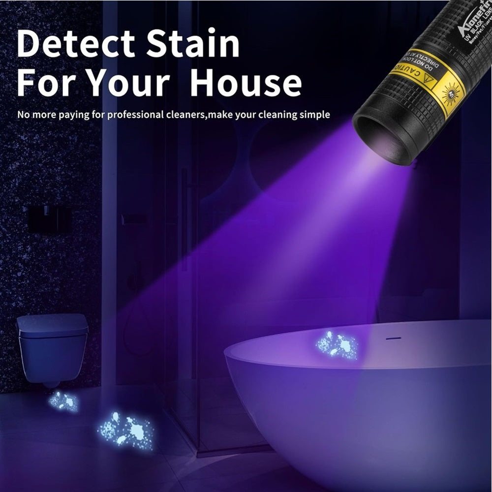 365nm Mini UV LED Blacklight Flashlight