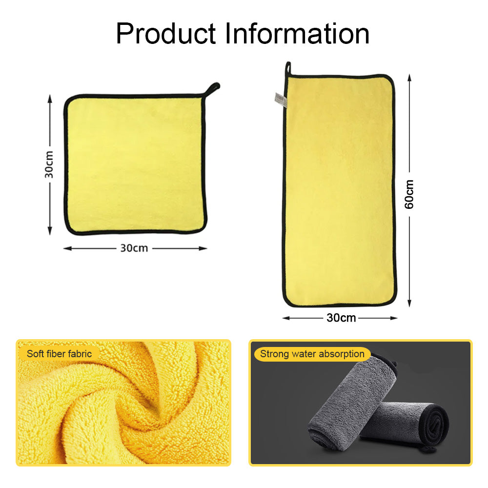 Car Care Wash Microfiber Towel Cleaning Drying Cloth