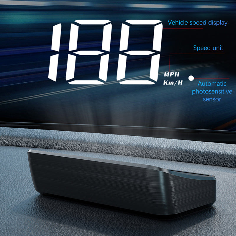 GPS Head Up Display Digital Speed Meter Windshield Projector