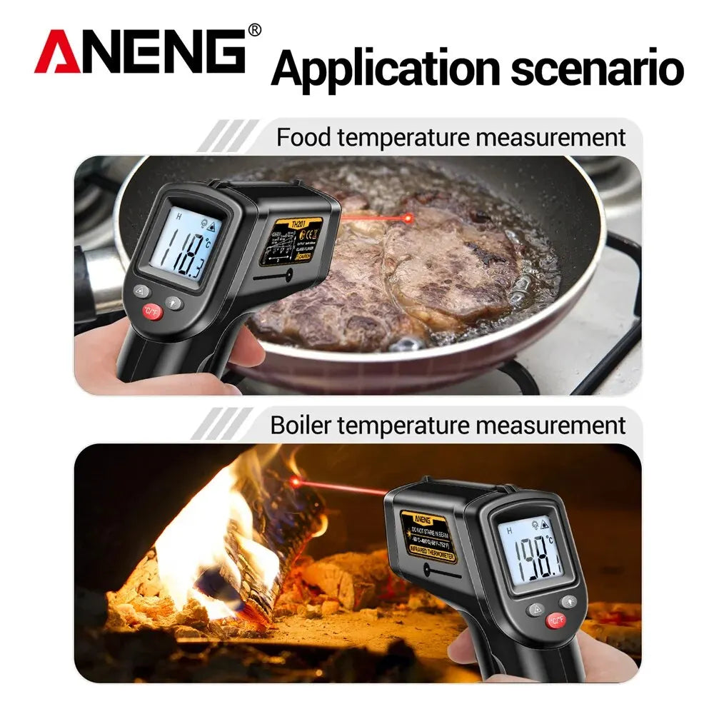 Highly Sensitive Non-contact Temperature Measuring Gun Hygrometer