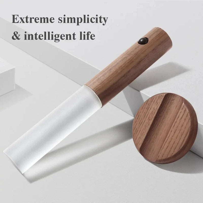 Intelligent Wooden Magnetic Suction Lamp LED Charging Night Light