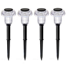 4Pcs Solar Pathway Lights Outdoor Vibrant LED Mushroom Garden Stake Lighting