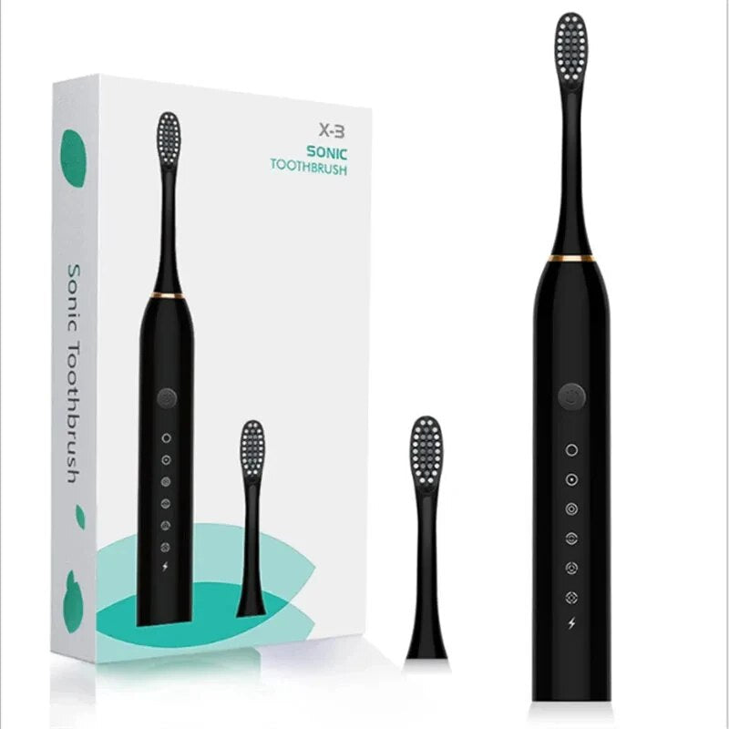 Electric Ultrasonic Toothbrush USB Charging Waterproof Adult Tooth Cleaner