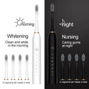 Electric Ultrasonic Toothbrush USB Charging Waterproof Adult Tooth Cleaner