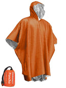 Emergency Water Proof Raincoat Aluminum Film Disposable Cold Insulation Rainwear Blanket