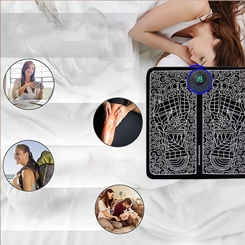 Electric Foot Massager Pad Muscle Relaxation Trainer