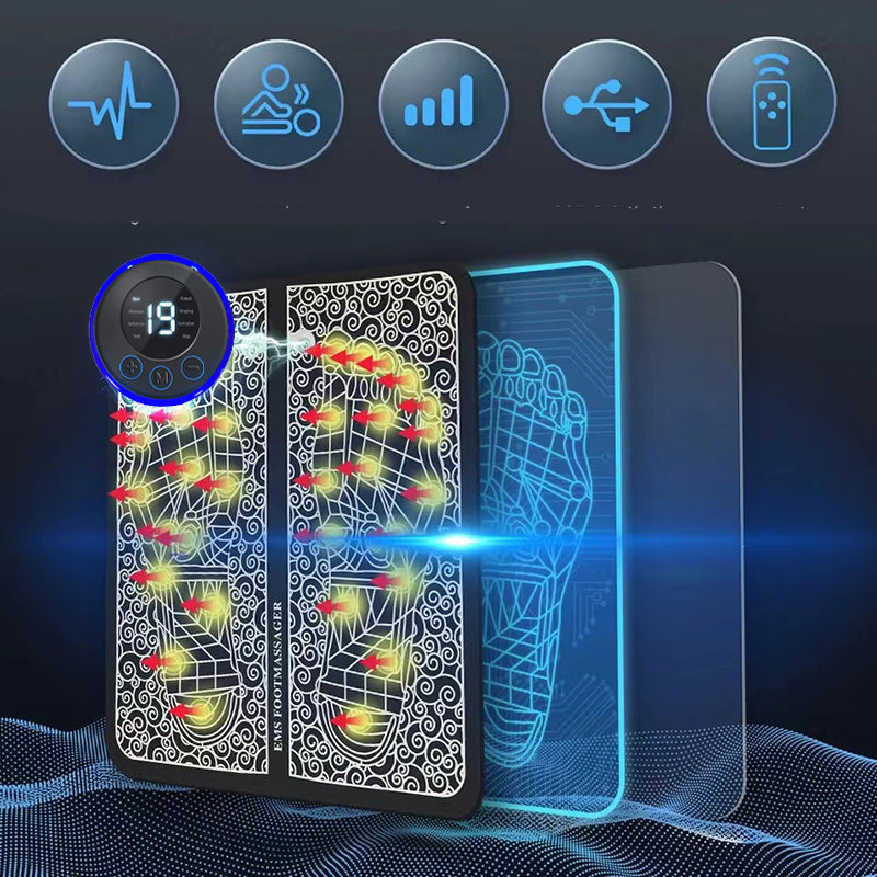 Electric Foot Massager Pad Muscle Relaxation Trainer