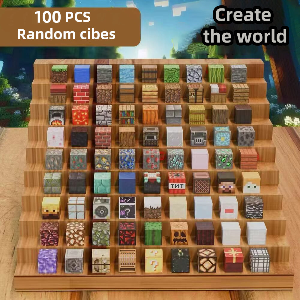 DIY Magnet Cube Montessori Magnetic Building Blocks