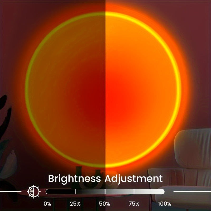 16-Color Spectrum Dynamic Color Changing Sunset Projection Light