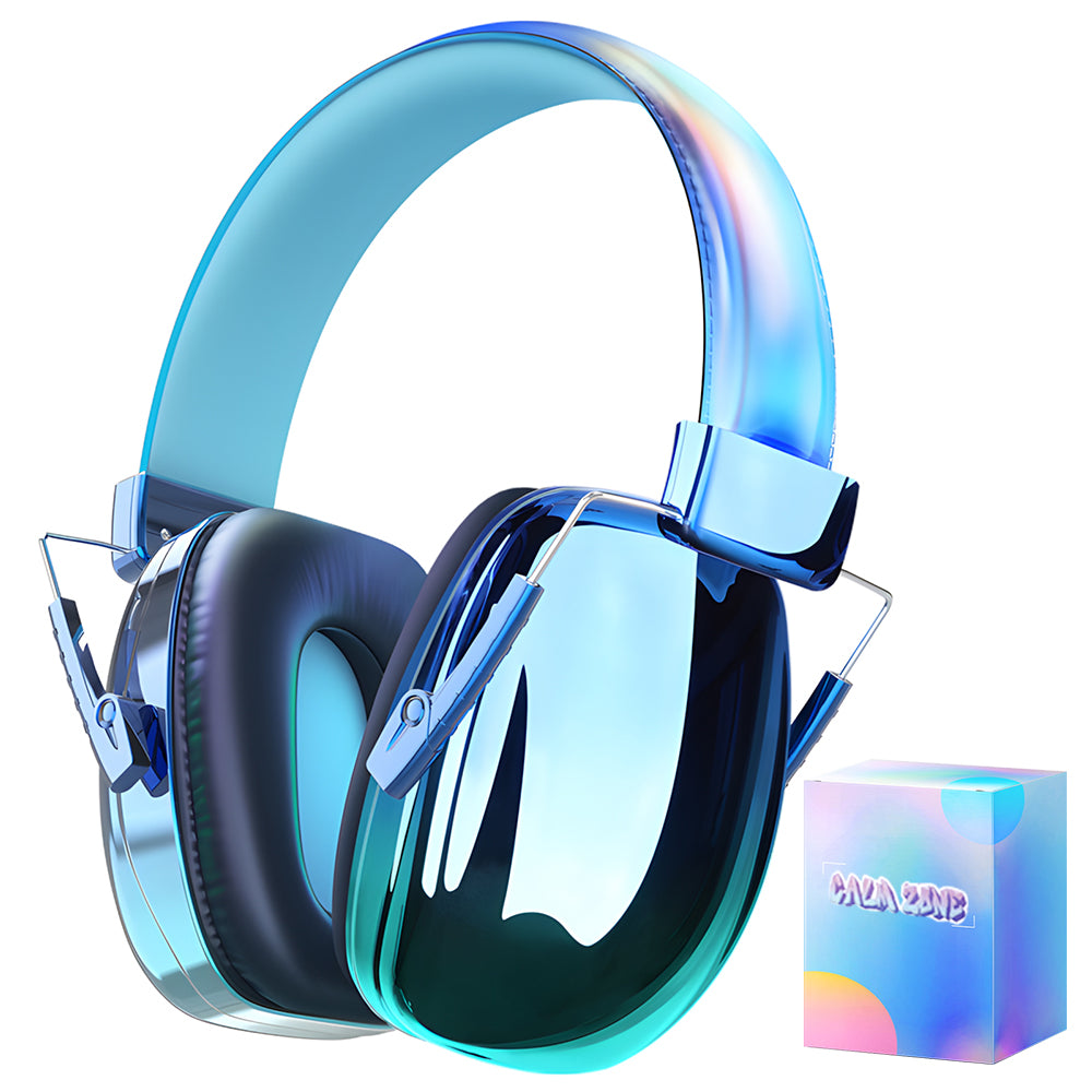 Fashionable Electroplated Earmuffs Kids Hearing Protector Anti-noise Headphones