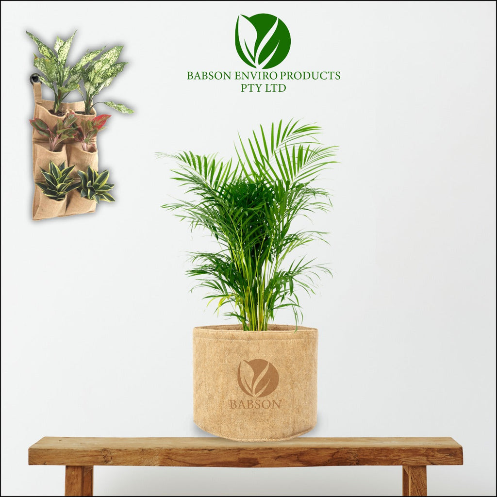 Outdoor Eco Friendly Jute Plant Pots (2.8 Liters)